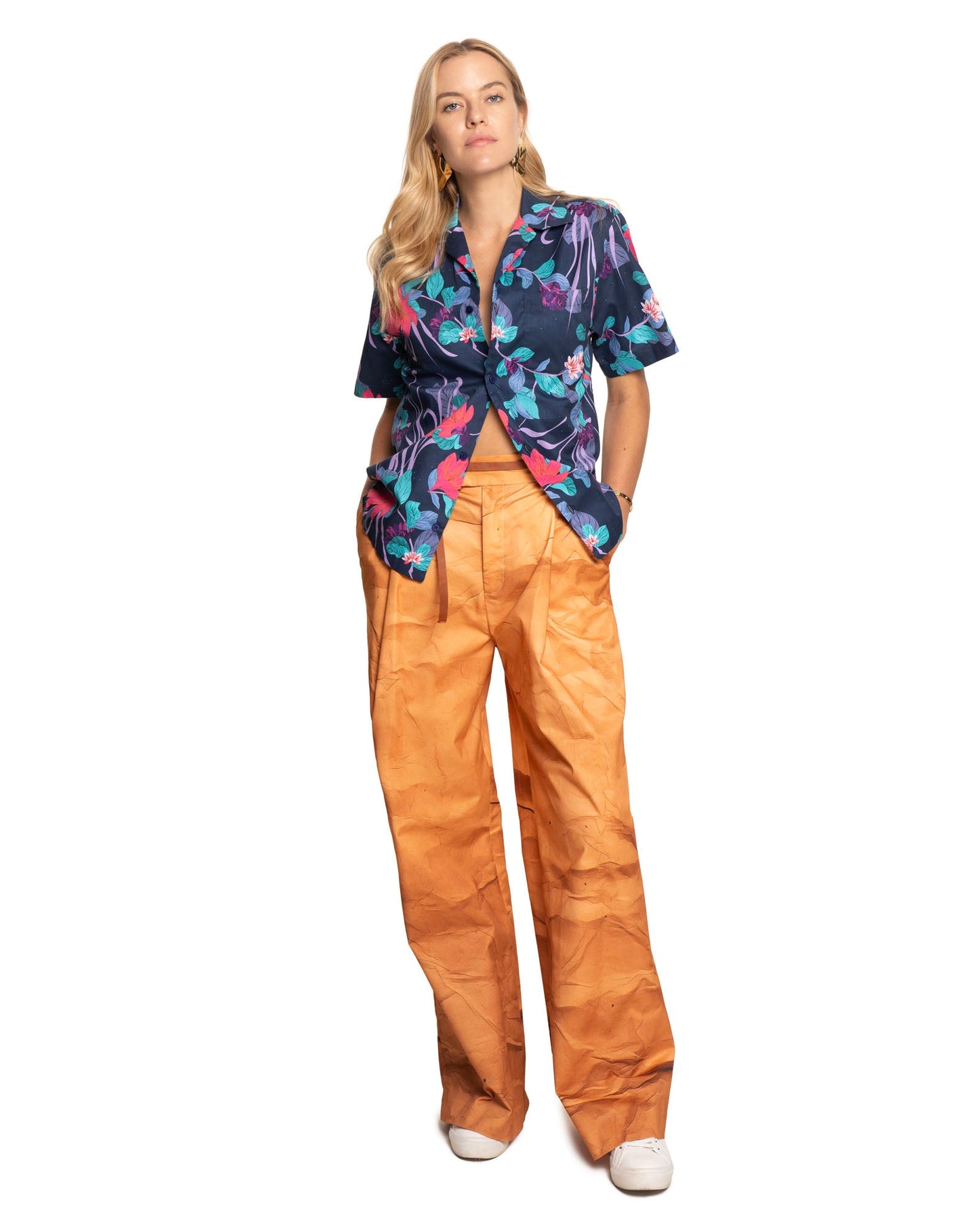 Daniel Camp Shirt | Indigo Beach Florals