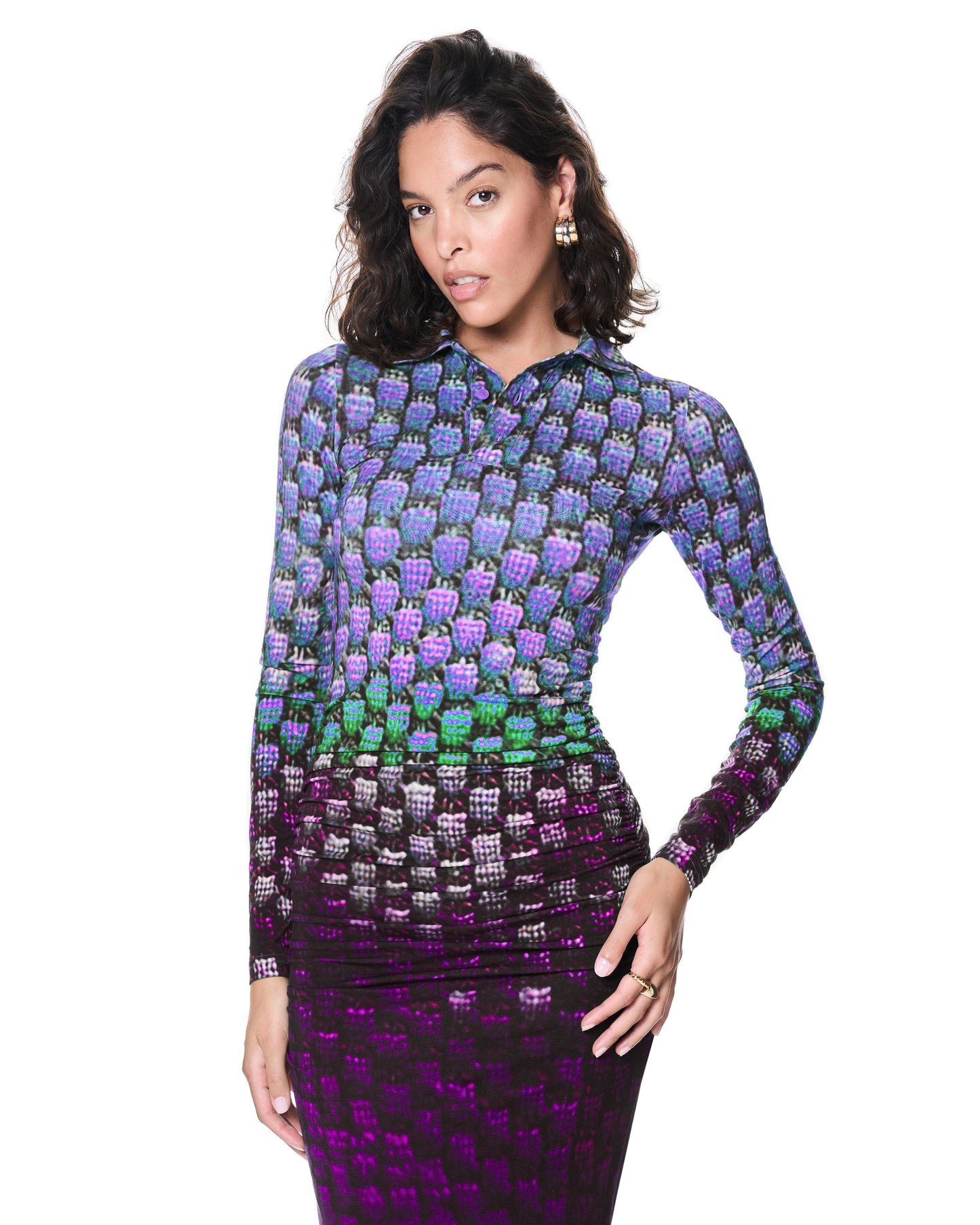 Natalie Dress | Amethyst Knit