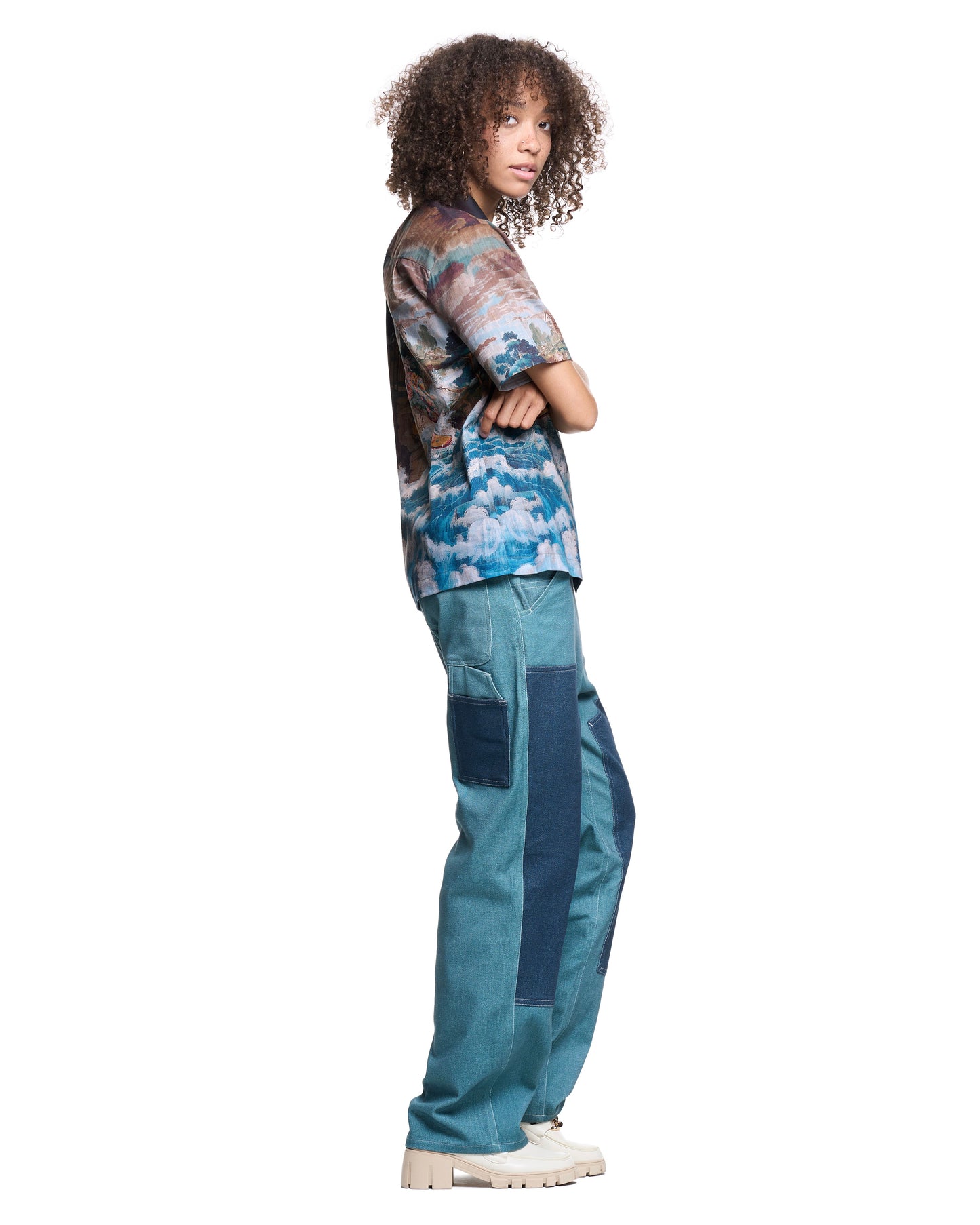 Daniel Camp Shirt | Blue Surfer