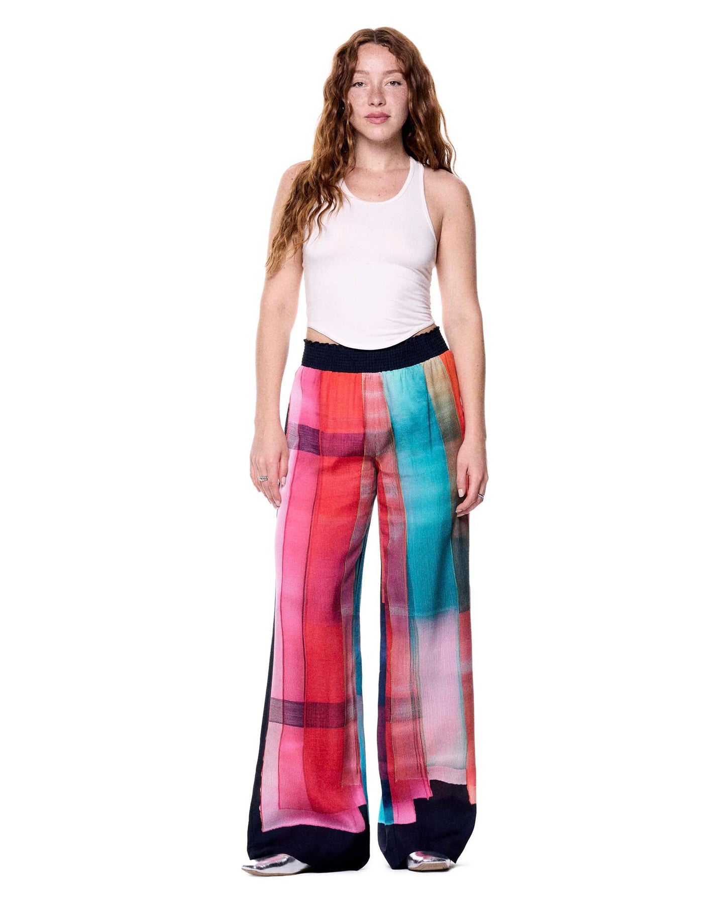 Billie Pant | Lawn Chair Plaid